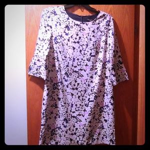 Gorgeous Floral Dress with Trendy 1/4 sleeves